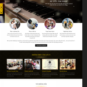 Mẫu website piano chuẩn SEO nâng tầm thương hiệu của bạn