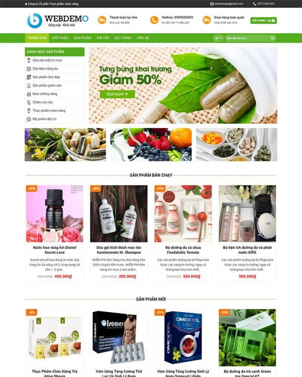 Các loại dược phẩm tốt cho sức khỏe con người được đem đến nhiều đối tượng khách hàng qua website bán thuốc, dược phẩm