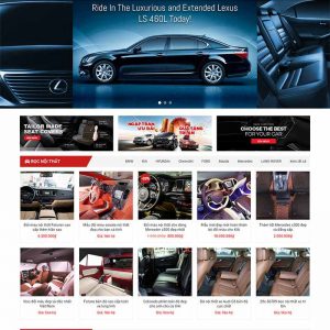 Website chuẩn - nâng được uy tín và tăng mức độ cạnh tranh trên thị trường ô tô