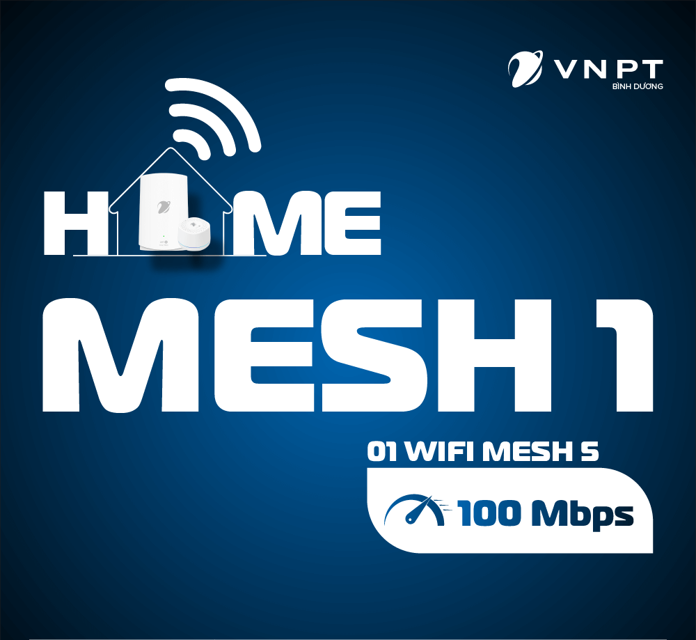 Combo Internet và truyền hình VNPT - Home Mesh 1 dành cho cá nhân, hộ gia đình